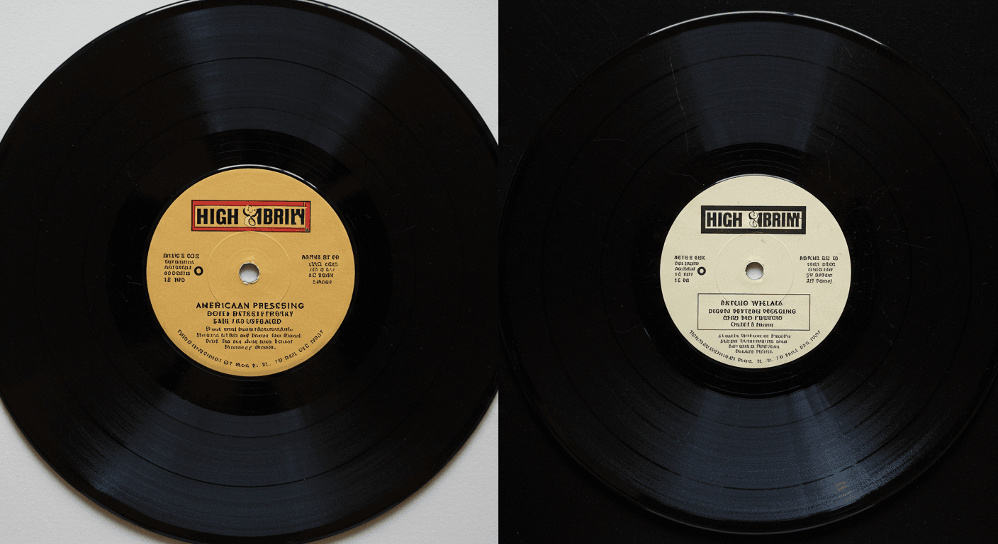 Vinyl comparison records